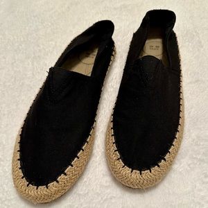 Men's Slip On Loafer, Espadrille, Black